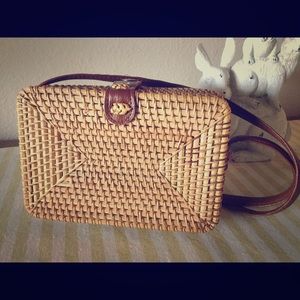 Straw Woven Mini Shoulder Bag